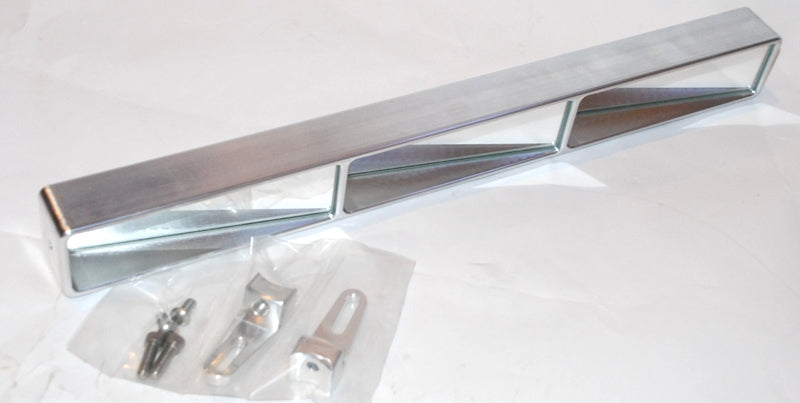 3 panel Mirror, Billet w/ mounts