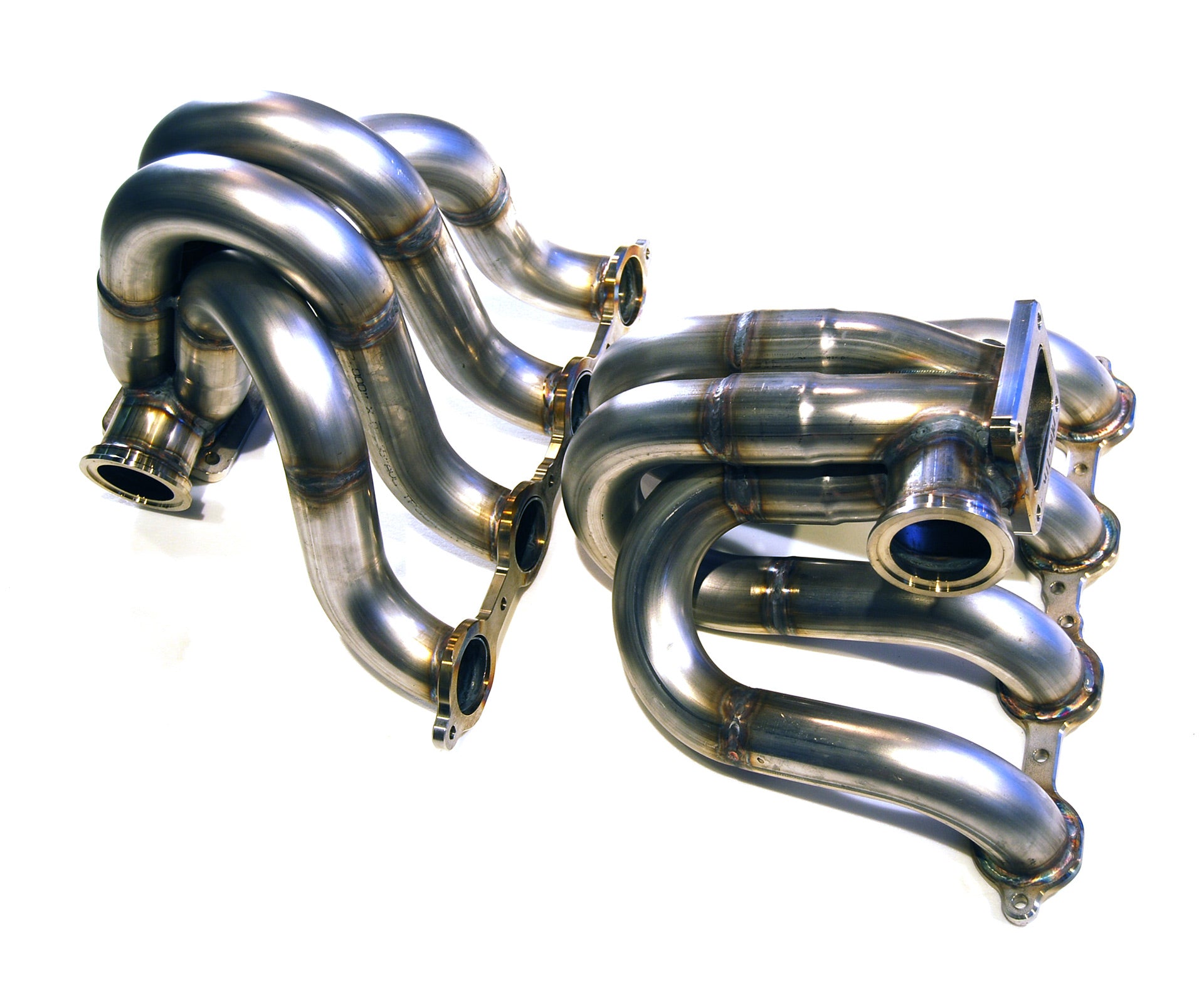 1 3 4 STAINLESS LS TURBO HEADERS Pair T639 Tatum Motorsports