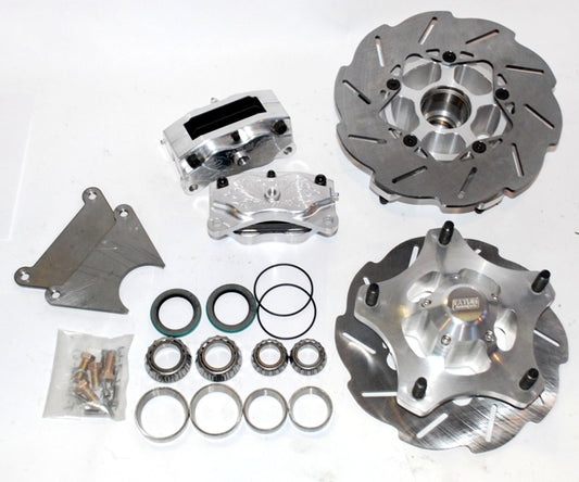 Front Disc Brake Kit - 4 Piston Combo (Weld)