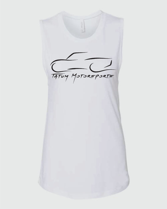 Women's Muscle Tank - White