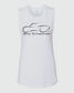 Women's Muscle Tank - White